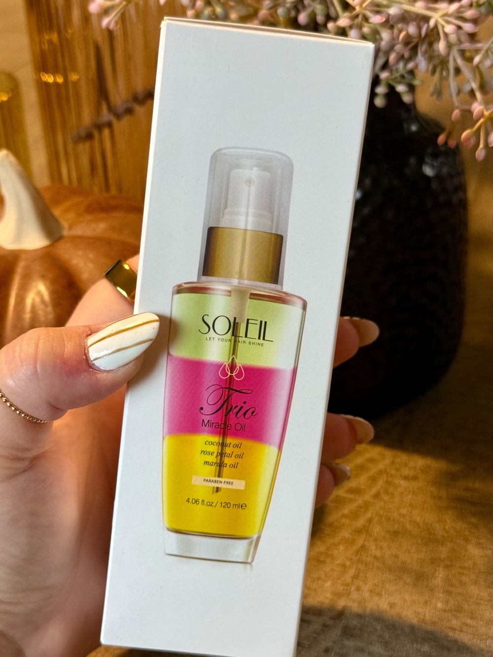 Trio Mirage Oil - Pink & Yellow Hydrating Hair & Face Oil
